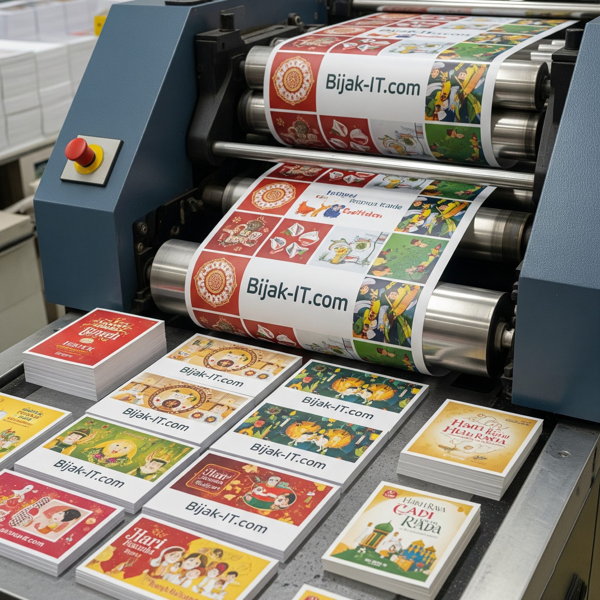 BIJAKIT - Print Machine 8 - kad raya BIJAKIT - Print Machine 8 - kad raya